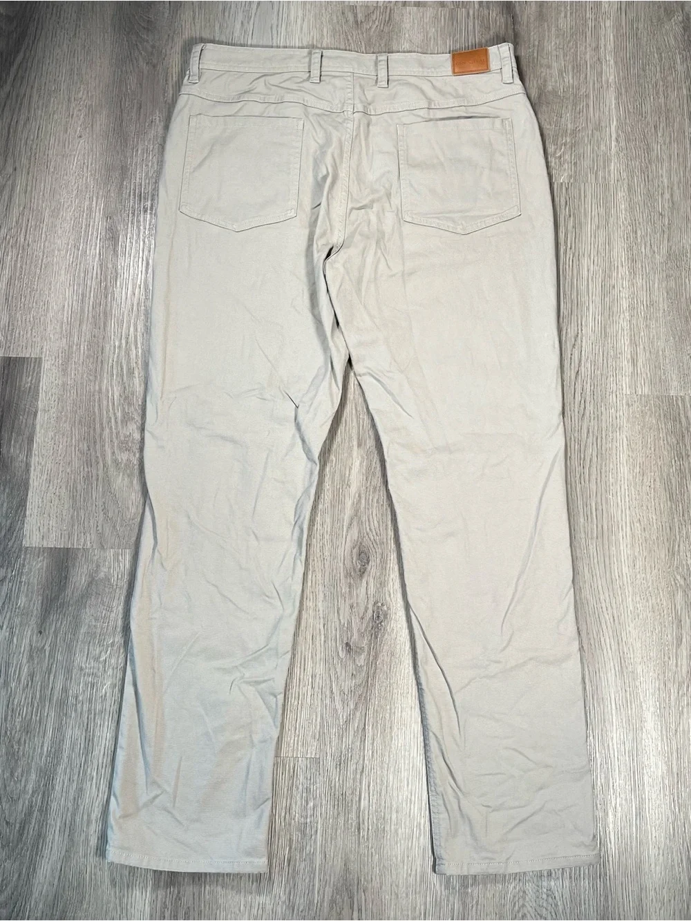 Genteal Comfort Flex 5 Pocket Golf Stretch Chino Khaki Tan Mens Pants Size 34x29